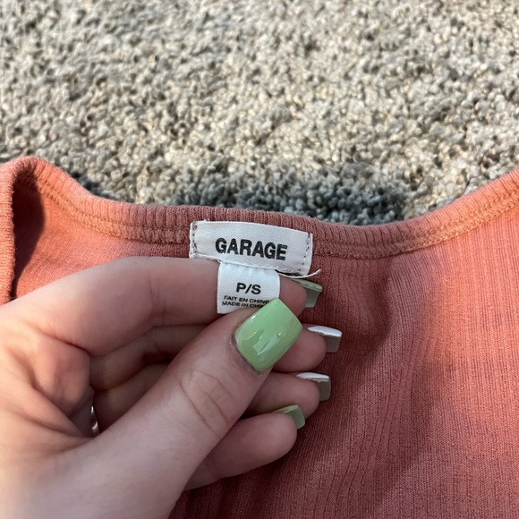 Pink front tie shirt - Picture 2 of 2